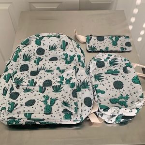 Cactus backpack - NWOT